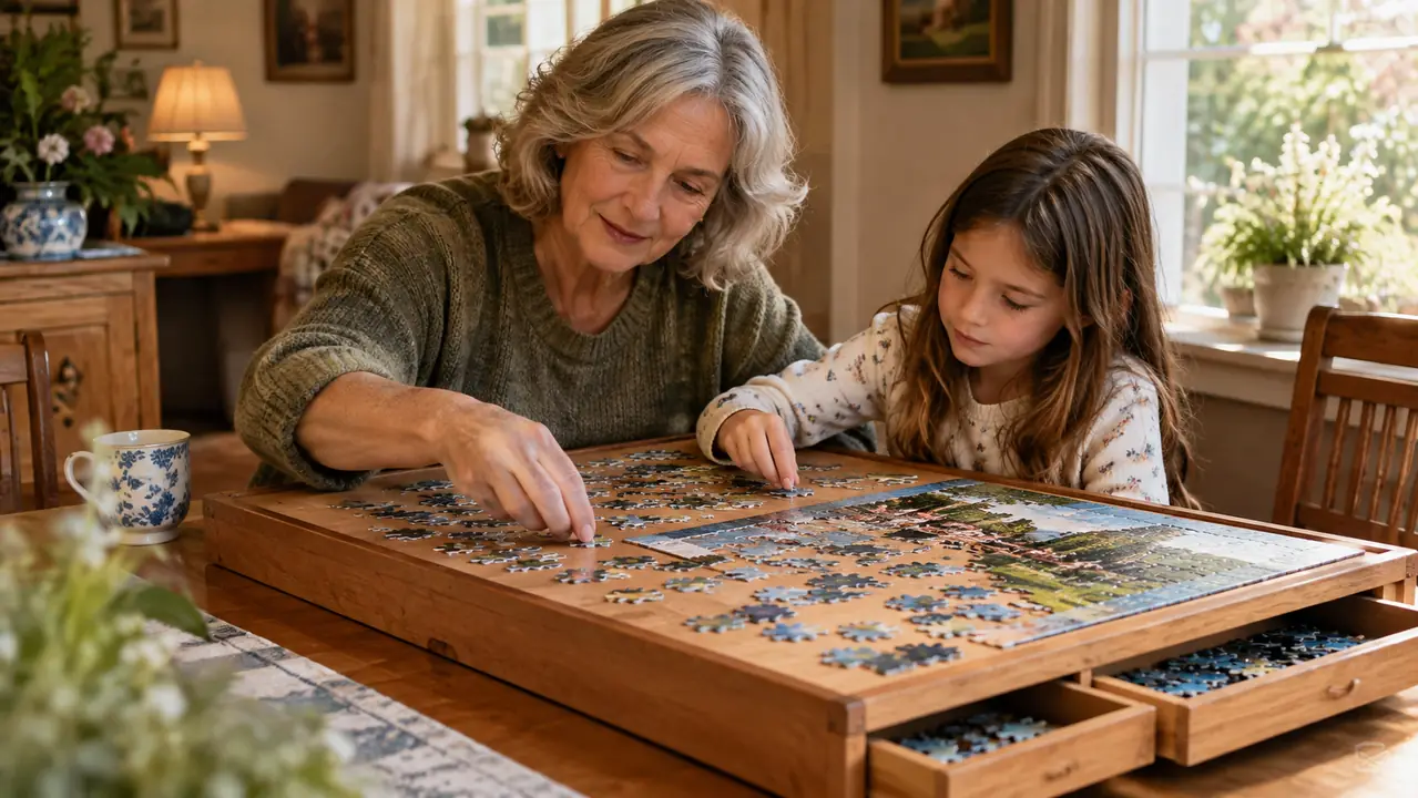 The Gift That Got Everyone Around the Table: My Bits and Pieces Puzzle Board Story